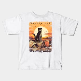 Garbage cat Kids T-Shirt